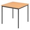 bümö Kantinentisch Serie-V - Optik: Buche/Schwarz, Größe: 80x80 cm