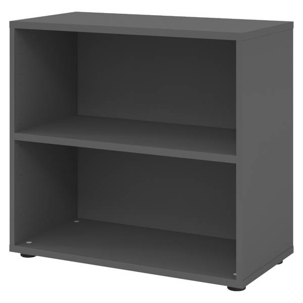 bümö smart Aktenregal - 2 Ordnerhöhen - Dekor: Graphit