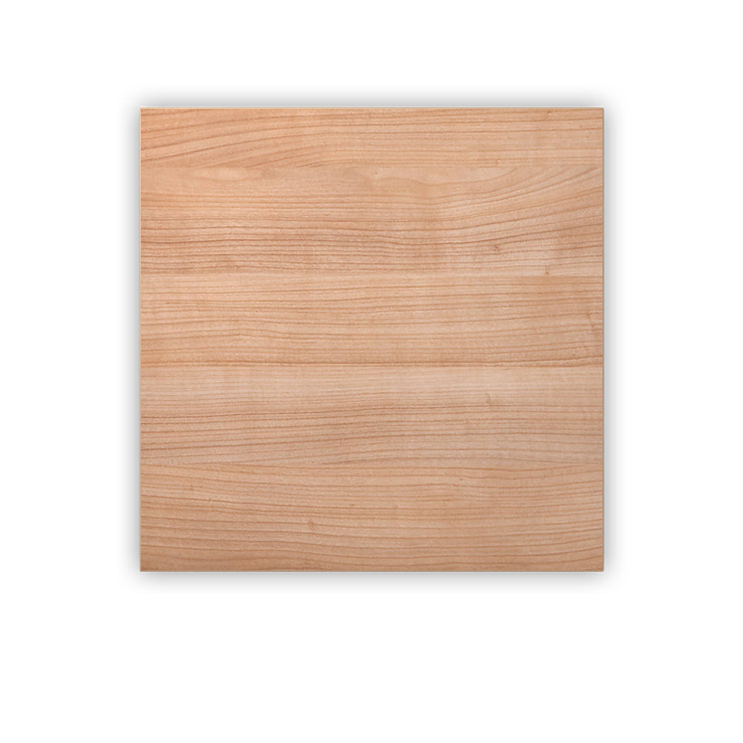 bümö DIY Schreibtischplatte - Größe: 80 x 80 cm, Dekor: Nussbaum-0