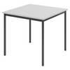 bümö Kantinentisch Serie-V - Größe: 80x80 cm, Optik: Grau/Schwarz