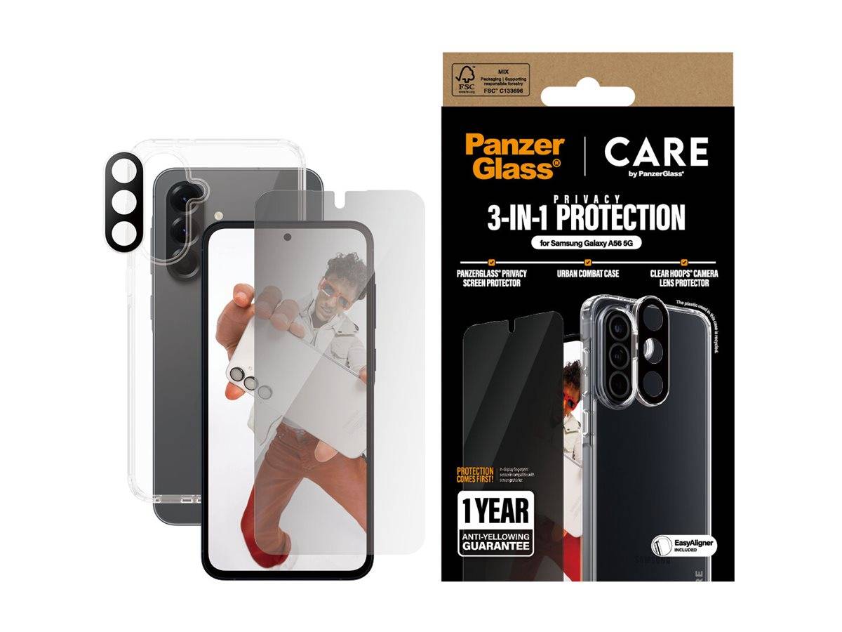 PanzerGlass CARE by PanzerGlass Urban Combat - 3-in-1 Sichtschutzpaket - hintere Abdeckung für-2