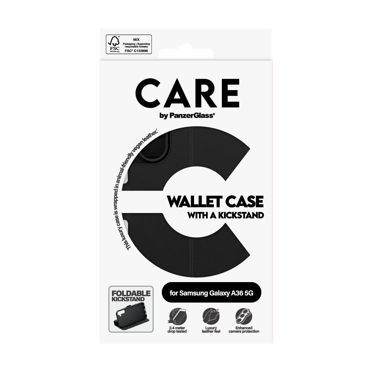 PanzerGlass CARE BY PANZERGLASS FEATURE WALLET CASE WITH KICKSTAND SAMSU-4