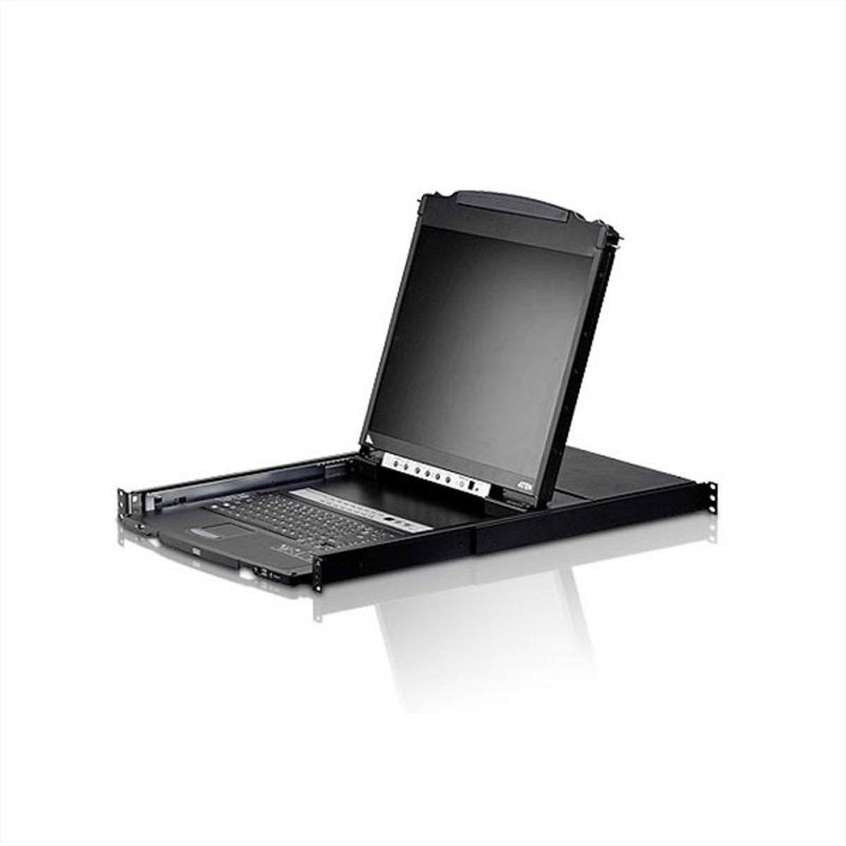 ATEN CL5816N 48cm-LCD KVM Switch USB-PS/2,VGA, 16 Port, DE-Layout-0