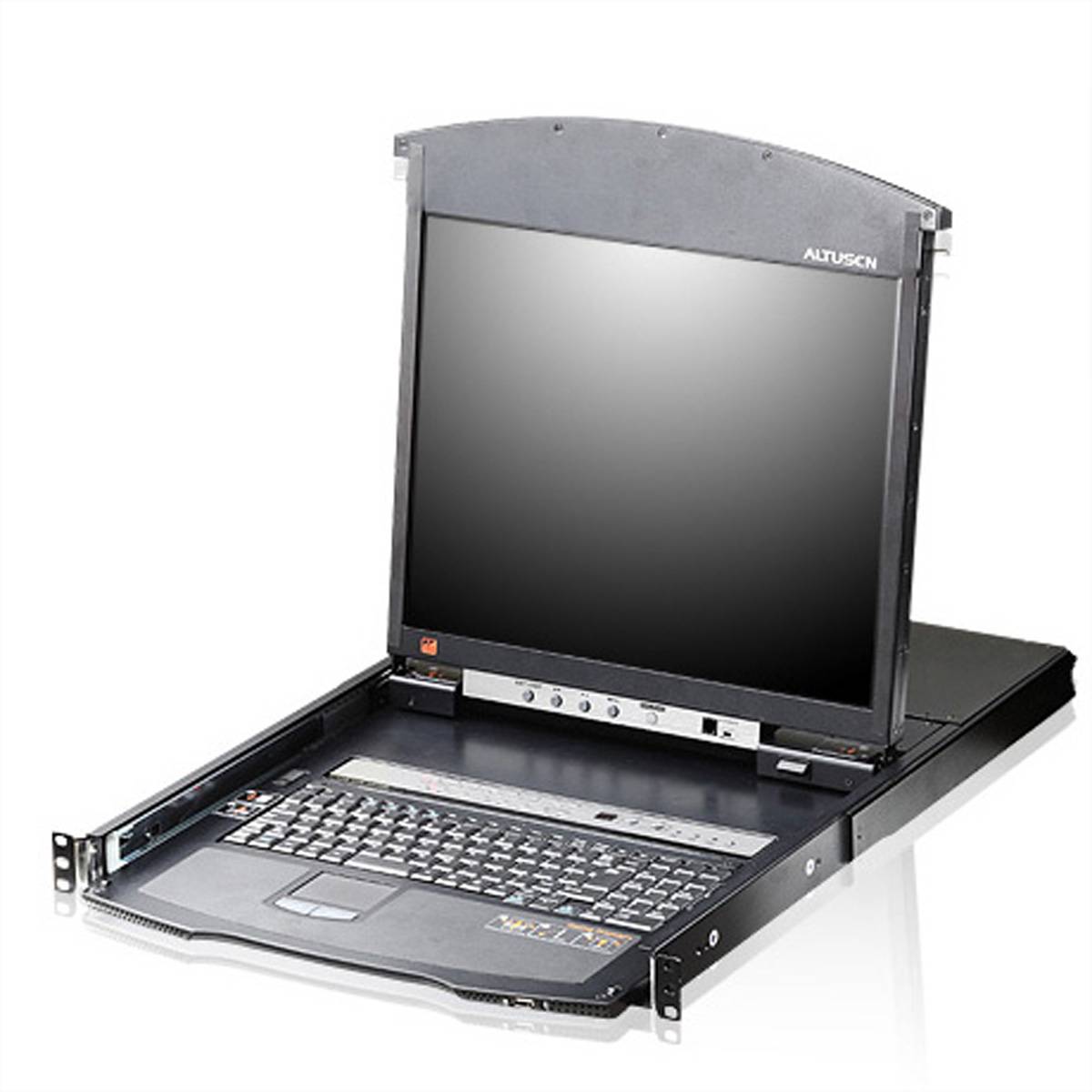 ATEN KL1516AiM KVM Over-IP Switch, 43cm TFT, VGA, PS/2-USB über Kat 5, 16 Ports, DE-Layout-0