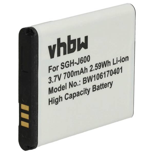 vhbw Akku kompatibel mit Samsung S8300 Ultra Touch | SGH-E740, SGH-F110 miCoach, SGH-F110 Handy Smartphone Telefon (700