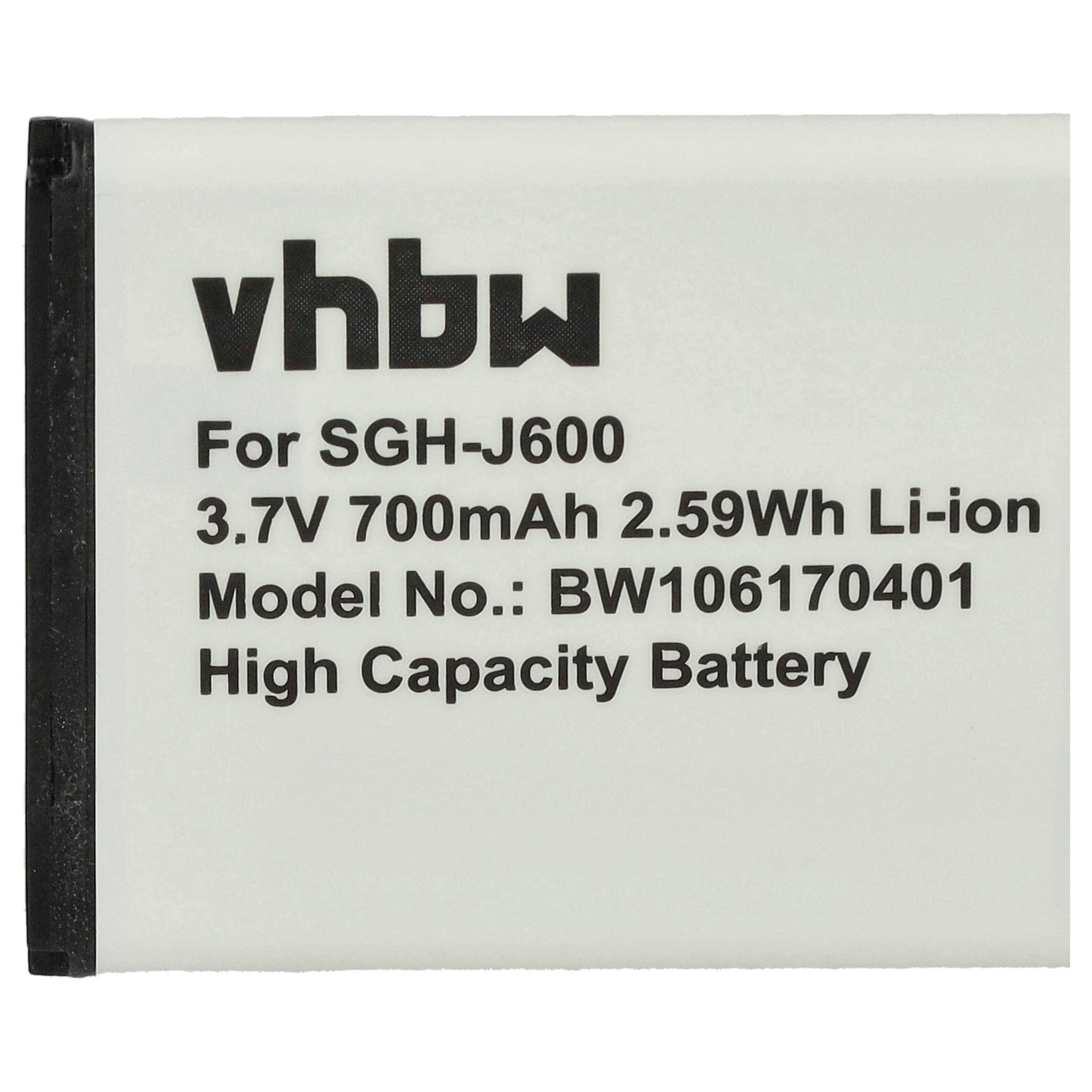 vhbw Akku kompatibel mit Samsung S8300 Ultra Touch | SGH-E740, SGH-F110 miCoach, SGH-F110 Handy Smartphone Telefon (700-4
