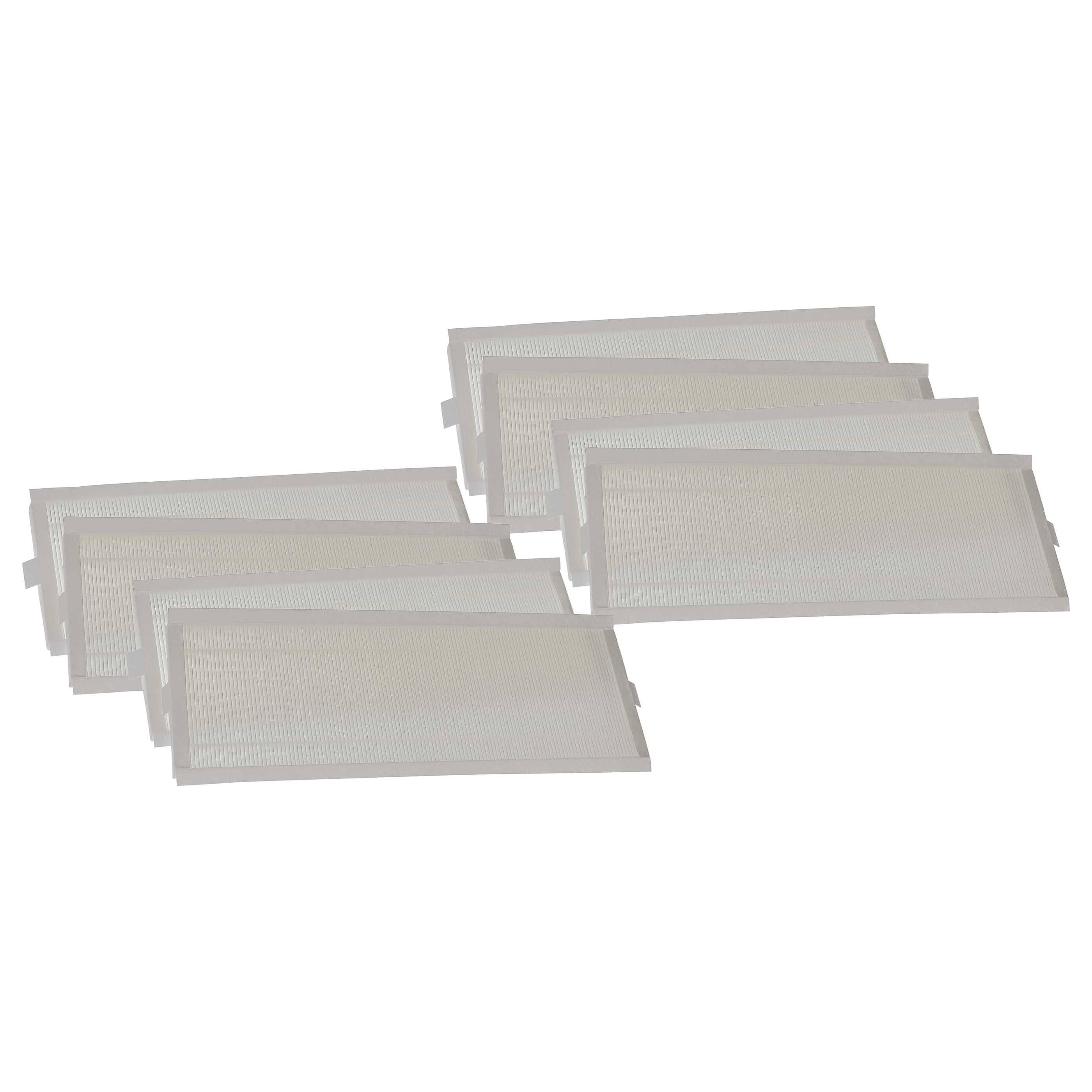 vhbw Filterset kompatibel mit Wernig ComfortVent Q600 | Q350, Q450 Lüftungsgerät - Luftfilter G4 / F7 (8 Stück), 50 x 16-0