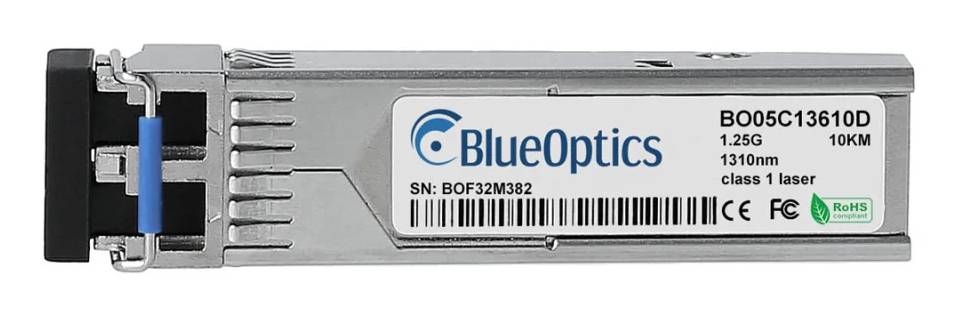 HPE Aruba S0G20A BO05C13610D SFP Transceiver, 1000BASE-LX, Singlemode Fiber, 131-0