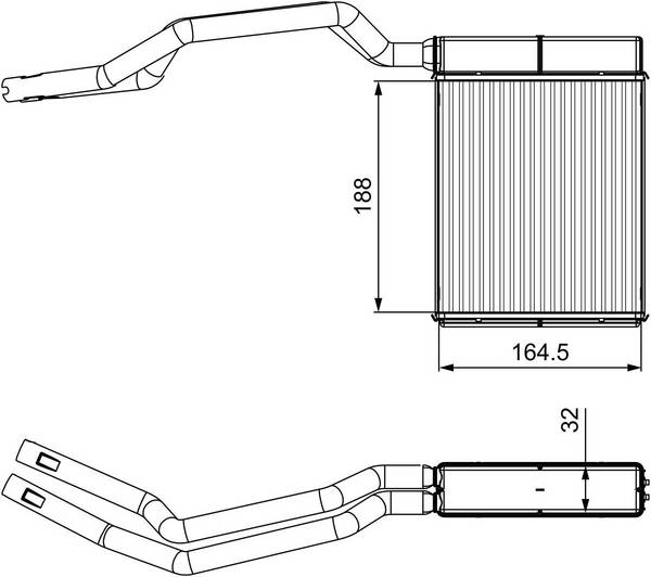 Valeo 812367 Wärmetauscher, Innenraumheizung