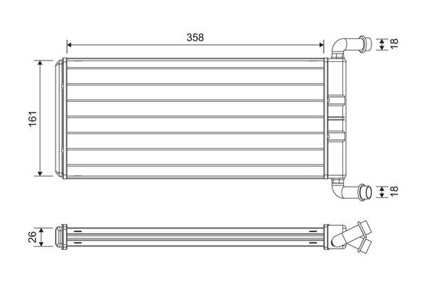 Valeo 811643 Wärmetauscher, Innenraumheizung