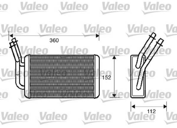 Valeo 812332 Wärmetauscher, Innenraumheizung