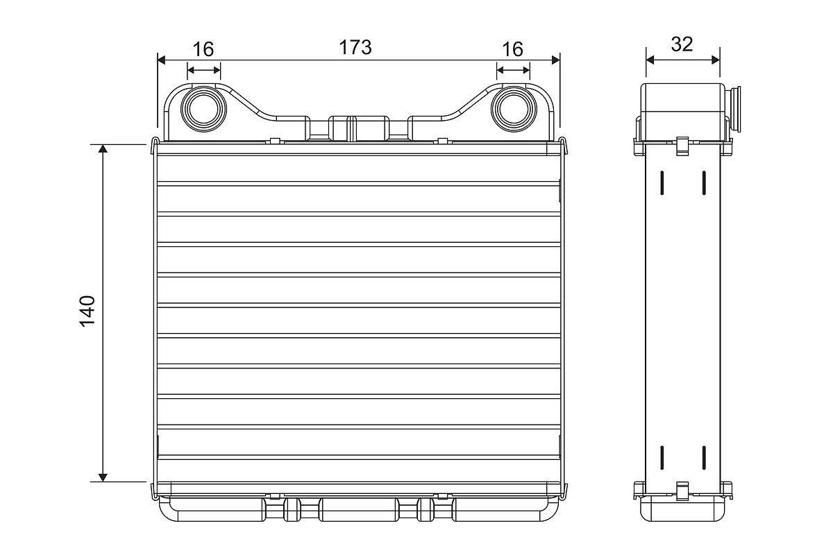 Valeo 811574 Wärmetauscher, Innenraumheizung-0