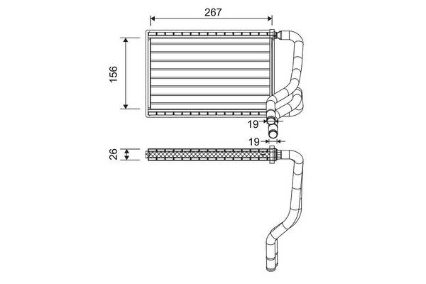 Valeo 811568 Wärmetauscher, Innenraumheizung