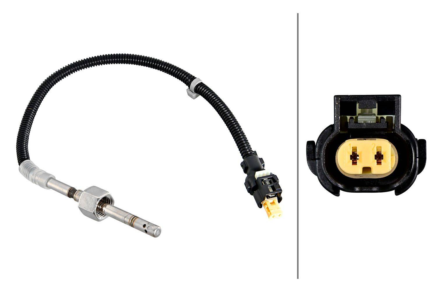 Hella 6PT358226-071 Sensor, Abgastemperatur-0