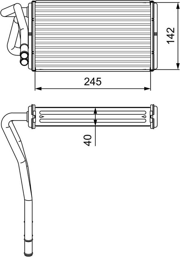 Valeo 812277 Wärmetauscher, Innenraumheizung