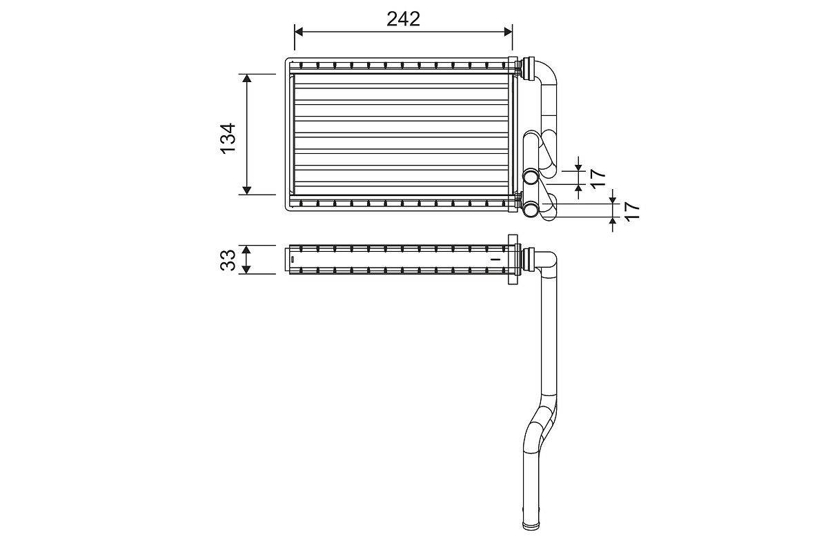 Valeo 811578 Wärmetauscher, Innenraumheizung-0