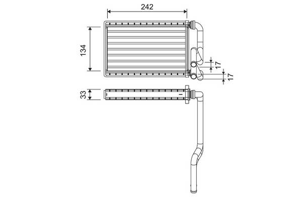 Valeo 811578 Wärmetauscher, Innenraumheizung
