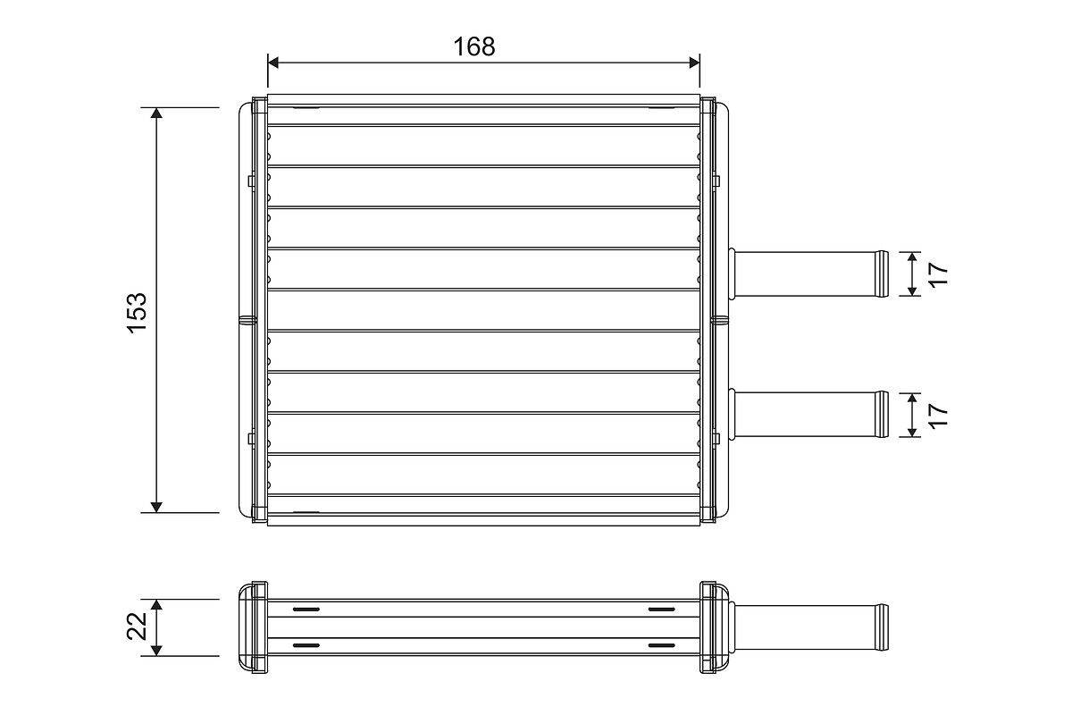 Valeo 811572 Wärmetauscher, Innenraumheizung-0