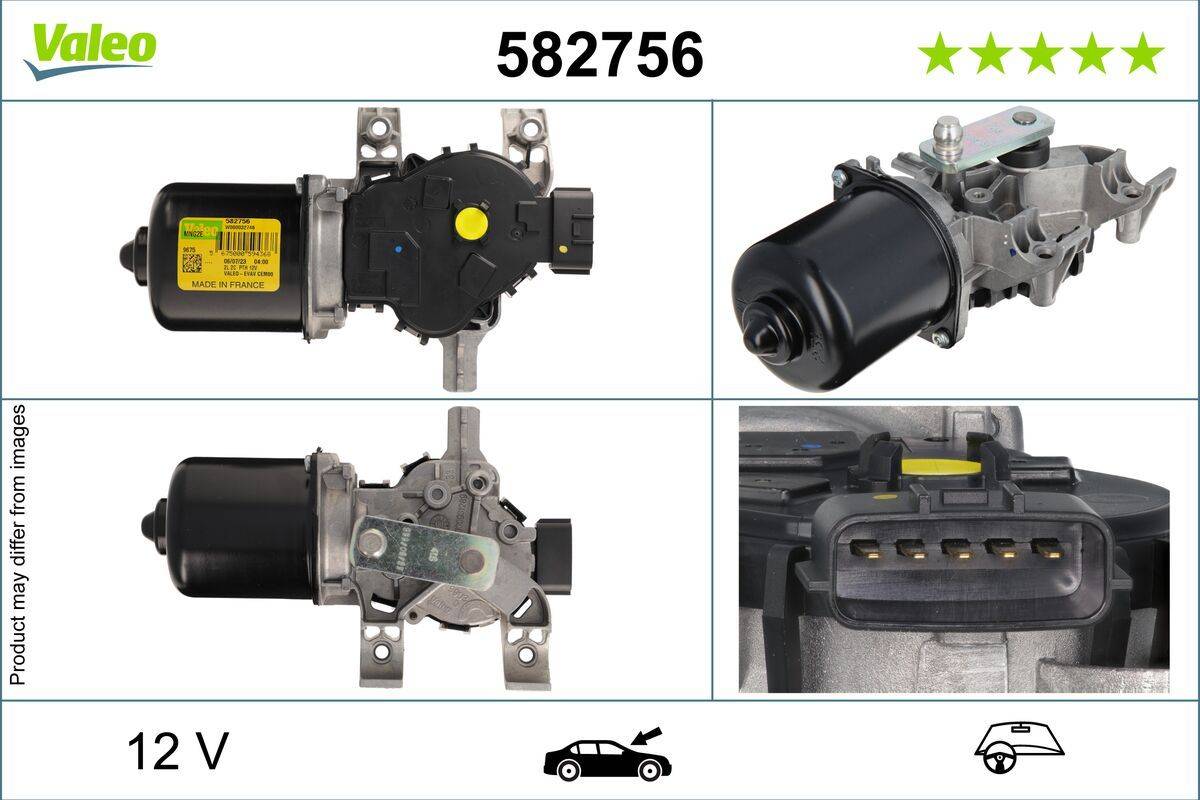 Wischermotor vorne 12 V VALEO IAM-Expertise passend für u.a. RENAULT CLIO-1
