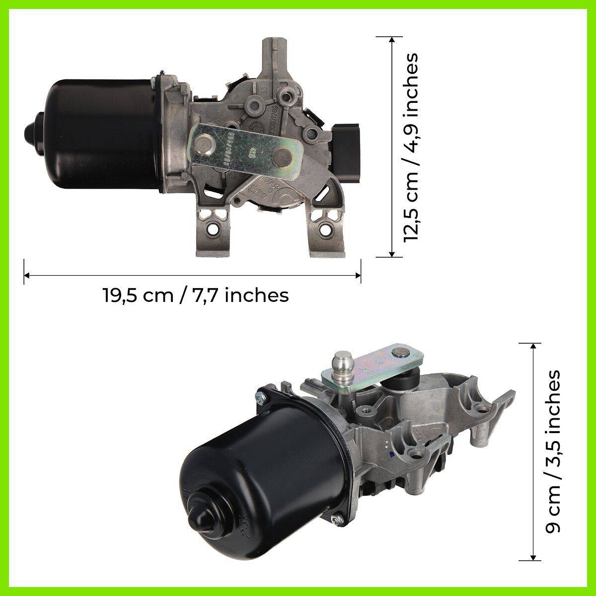 Wischermotor vorne 12 V VALEO IAM-Expertise passend für u.a. RENAULT CLIO-2