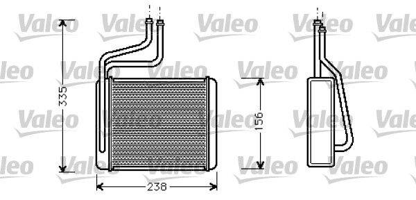 Valeo 812275 Wärmetauscher, Innenraumheizung