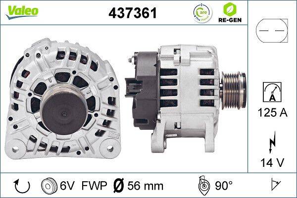 Valeo 437361 Generator-0