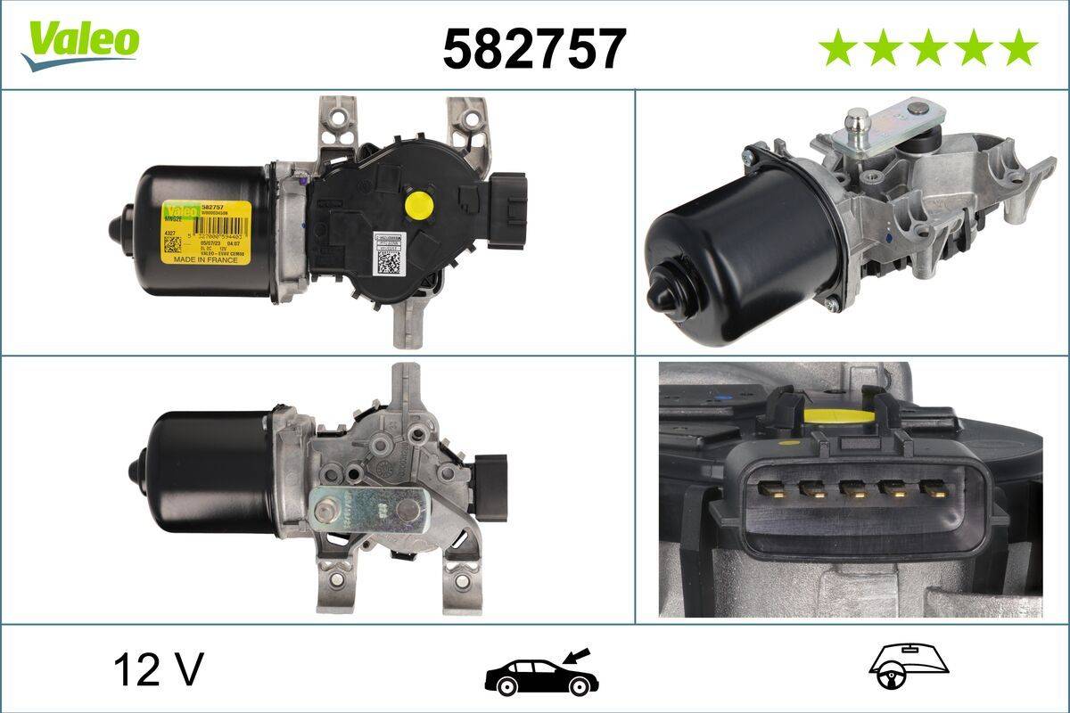 Wischermotor vorne 12 V VALEO IAM-Expertise passend für u.a. DACIA DUSTER-1