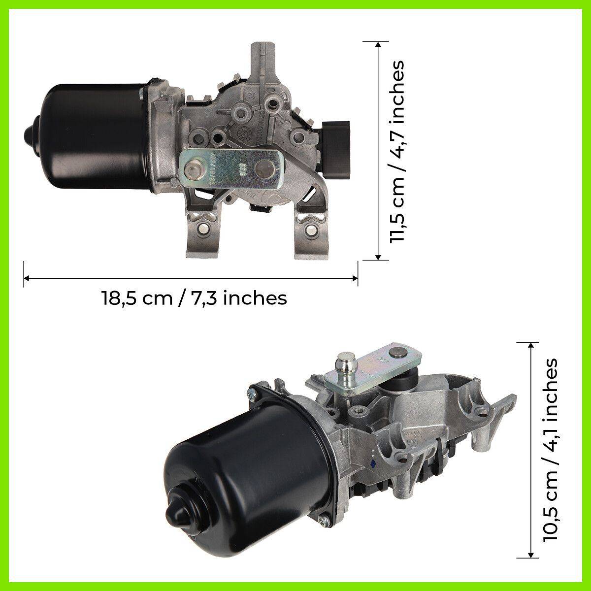 Wischermotor vorne 12 V VALEO IAM-Expertise passend für u.a. DACIA DUSTER-2