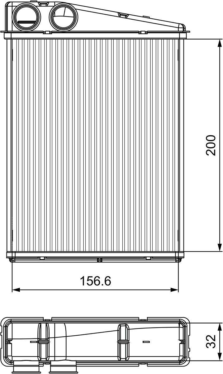 Valeo 811542 Wärmetauscher, Innenraumheizung-0