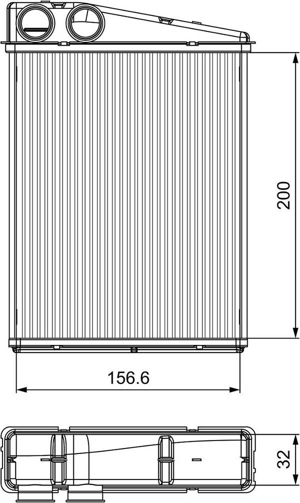 Valeo 811542 Wärmetauscher, Innenraumheizung