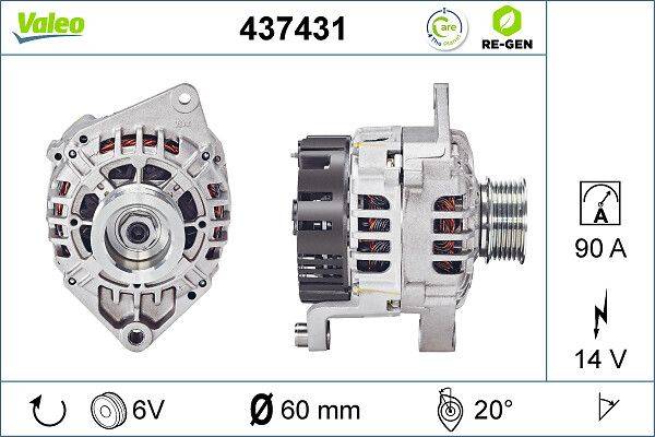 Valeo 437431 Generator-0