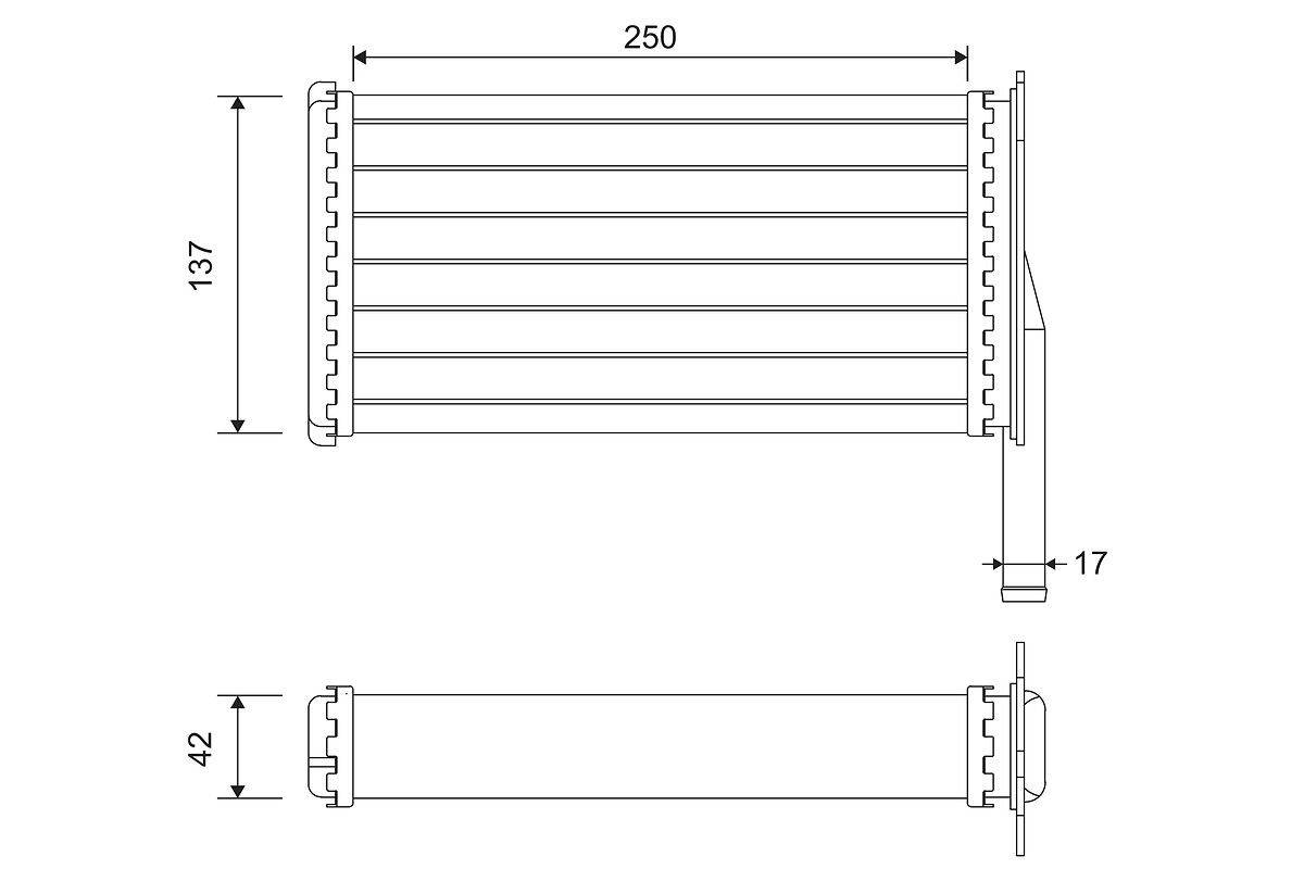 Valeo 812129 Wärmetauscher, Innenraumheizung-0