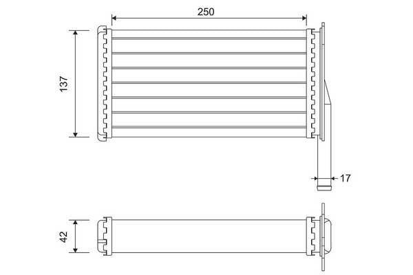 Valeo 812129 Wärmetauscher, Innenraumheizung