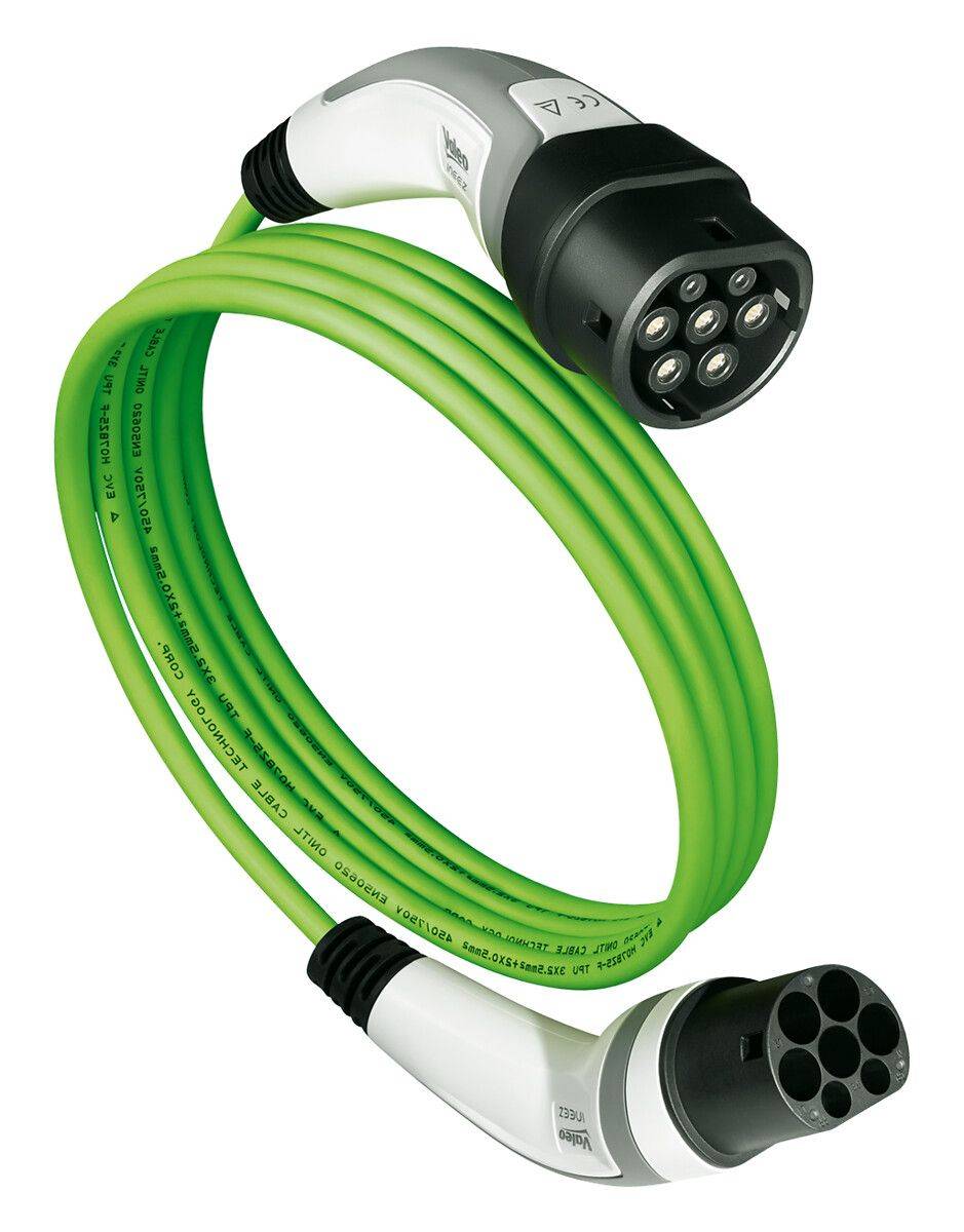 Ladekabel Elektrofahrzeug 11 kW 16 A Type 2 5 m Kabel VALEO für u.a. TESLA MODEL-3
