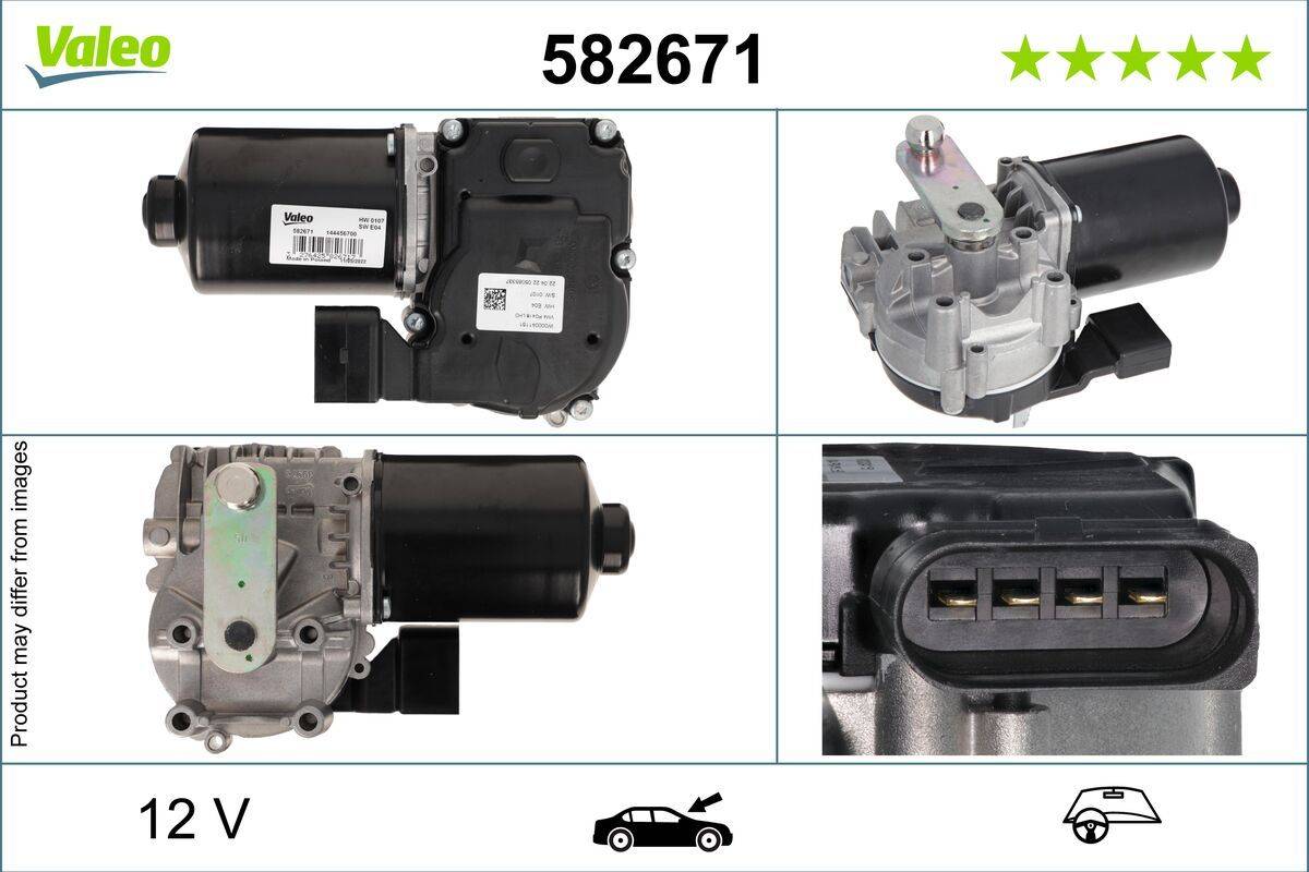 Wischermotor vorne 12 V VALEO IAM-Expertise passend für PORSCHE MACAN-1