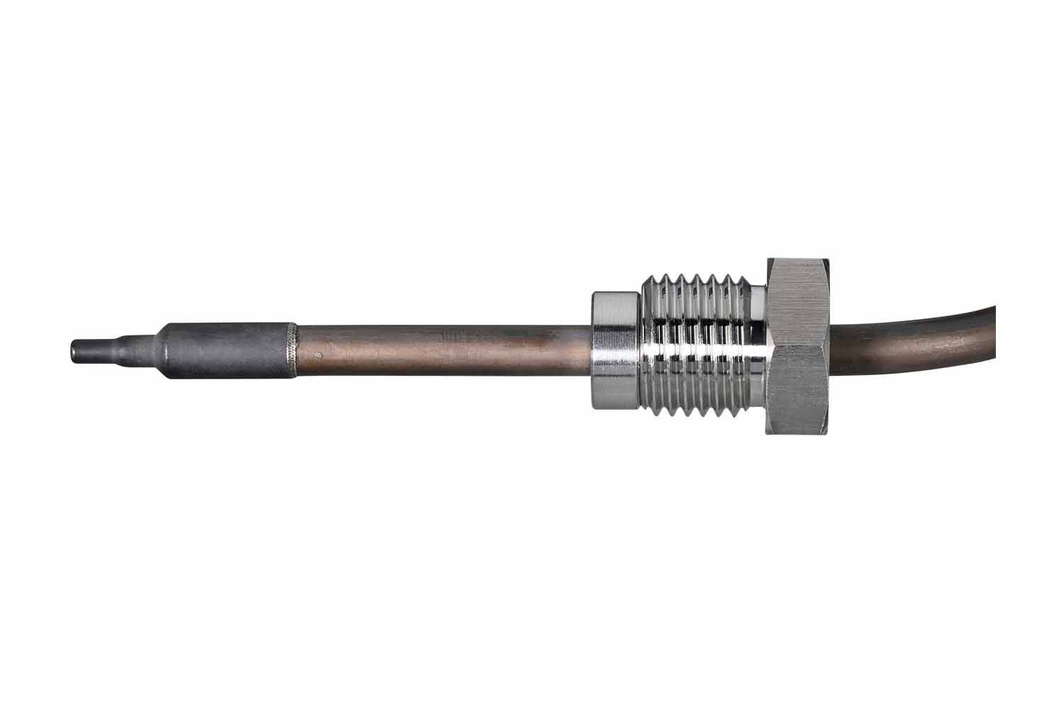 Sensor Abgastemperatur geschraubt 2-polig 530 mm Kabel HELLA für AUDI A8-0