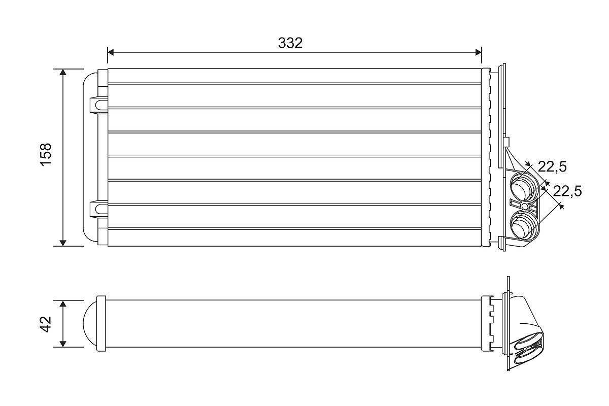 Valeo 812170 Wärmetauscher, Innenraumheizung-0