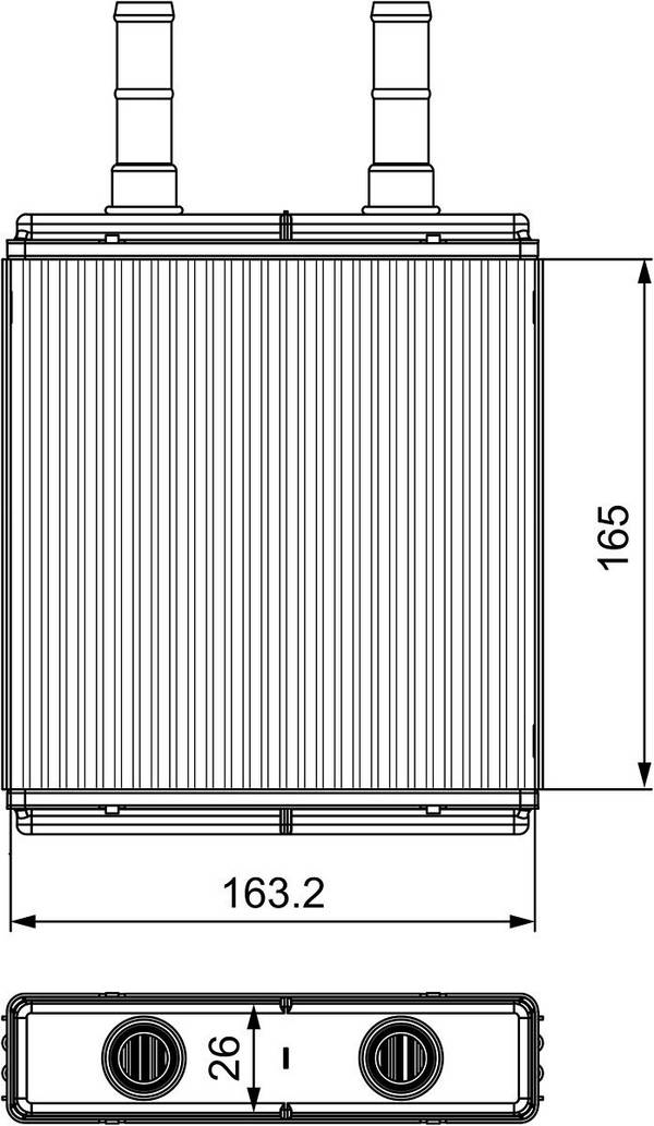 Valeo 812427 Wärmetauscher, Innenraumheizung