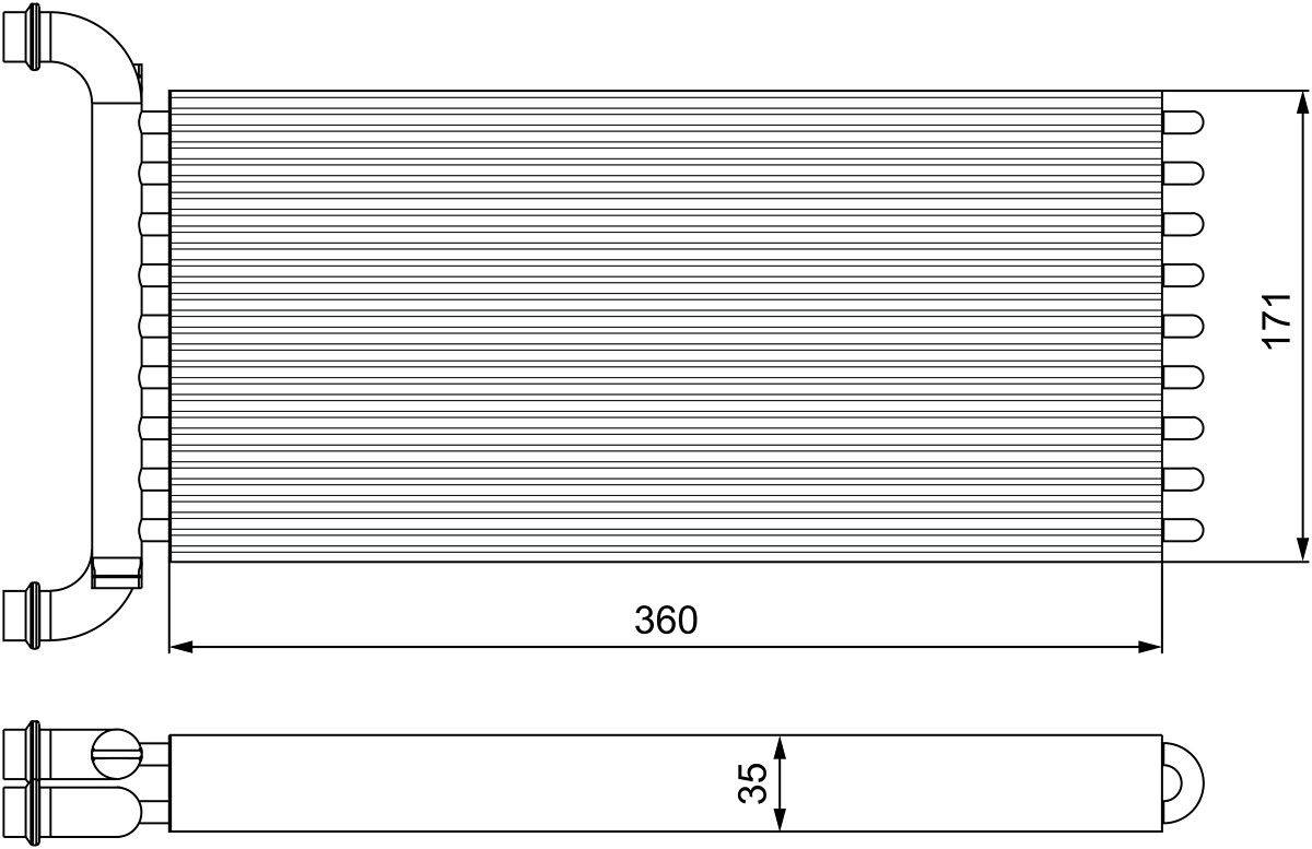 Valeo 811521 Wärmetauscher, Innenraumheizung-0