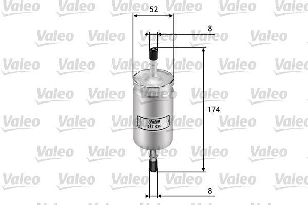 Valeo 587020 Kraftstofffilter-1