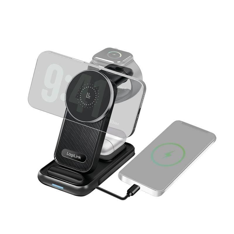 Logilink Wireless Table Charger, 4 in 1, 15W Tablets & Smartphones Smartphone Zubehör-2
