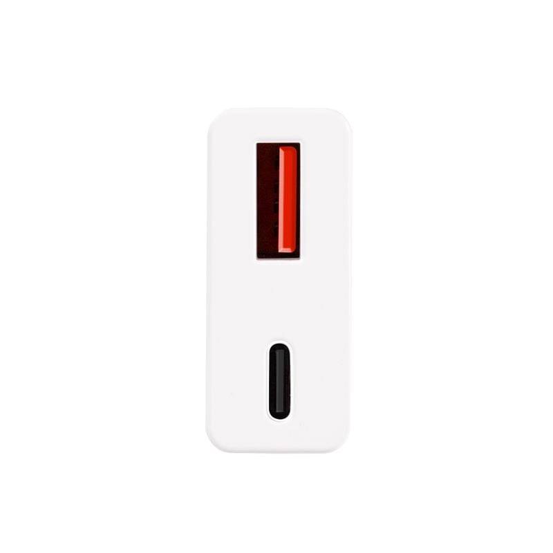 USB-Steckdosenadapter 1x USB-C PD USB-A QC weiß 30 Watt Eurostecker-2
