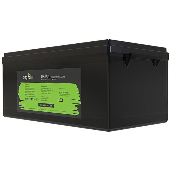 Offgridtec LifePo4 Akku 25,6/200 25,6V 200Ah BMS integriert 5120Wh
