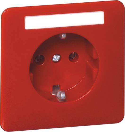 Peha SCHUKO-Steckdose rt 16A 250V 2-pol.EDV D 80.6511 NA ROT-0
