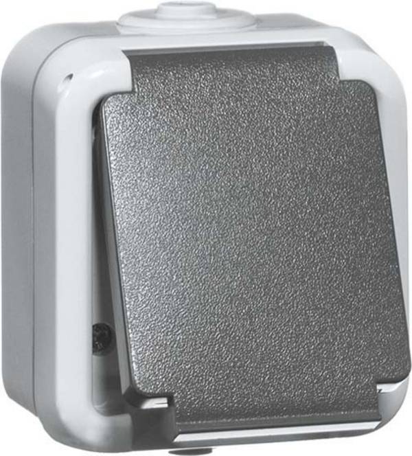 Peha SCHUKO-Steckdose 1-fach gr 16A 250V 2-pol. D 6620 WAB SI