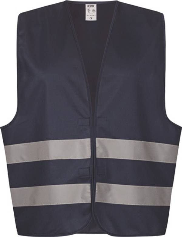 Warnweste SKARDE Gr.univ.marine Brustumfang ca.130cm EN 17353 Typ B3 SAFESTYLE