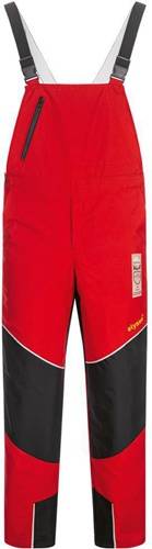 Schnittschutzlatzhose SPEIERLING Gr.60 rot/schwarz/gelb ELYSEE-0
