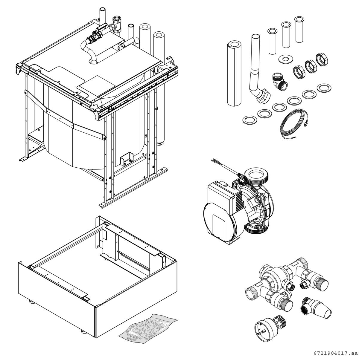 Bosch Thermotechnik Anschluss-Set DHW-Kit-1