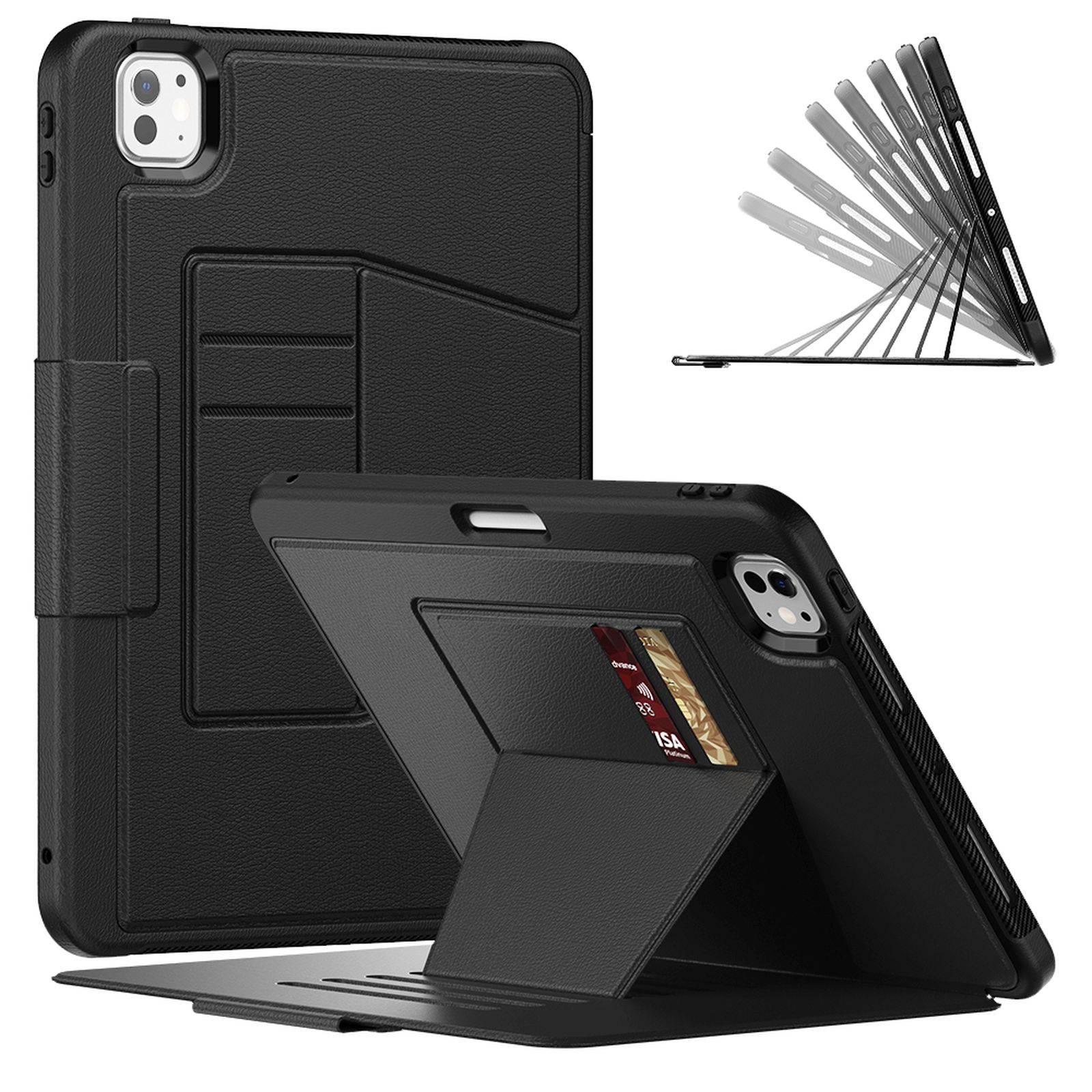 Hülle für Apple iPad Air 11 2024 M4 Smart Cover Etui mit Standfunktion und Auto Sleep/Wake Funktion-2