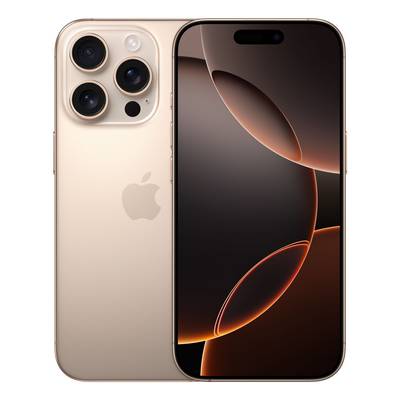 o2 Apple iPhone 16 Pro - 16 cm (6.3") - 2622 x 1206 Pixel - 256 GB - 48 MP - iOS 18 - Sand